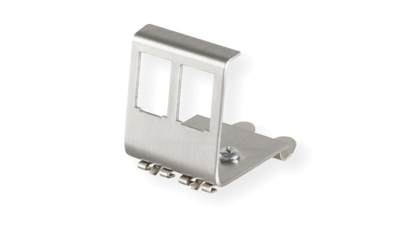 VALUE - adapter na szynę DIN pusty, dla 2 keystonów