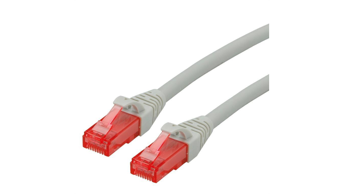 ROLINE Kabel krosowy Cat.6 UTP, Component Level, LSOH, szary, 15 m