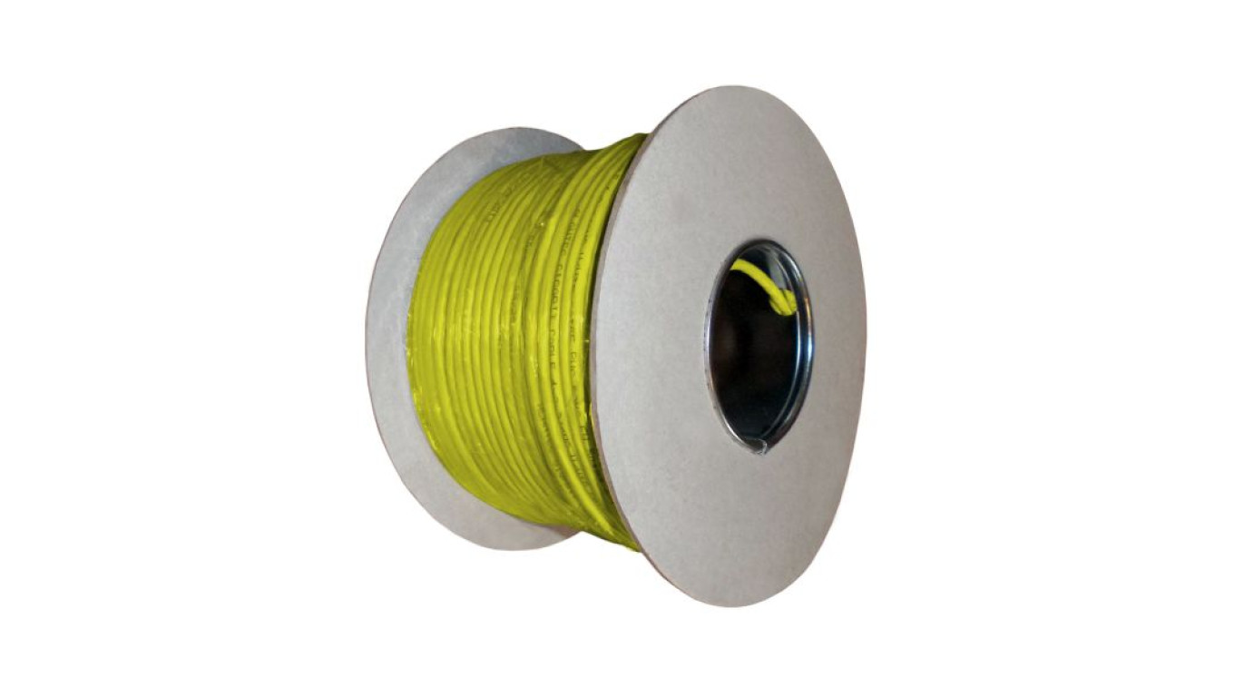 Kabel teleinformatyczny typu linka U/UTP kat.5e PVC Eca (ŻÓŁTA powłoka) ALANTEC /100m/