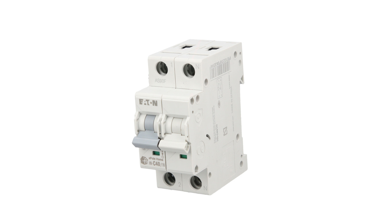 Wyłącznik nadprądowy 1P+N C 40A 6kA AC xPole Home HN-C40/1N 194855