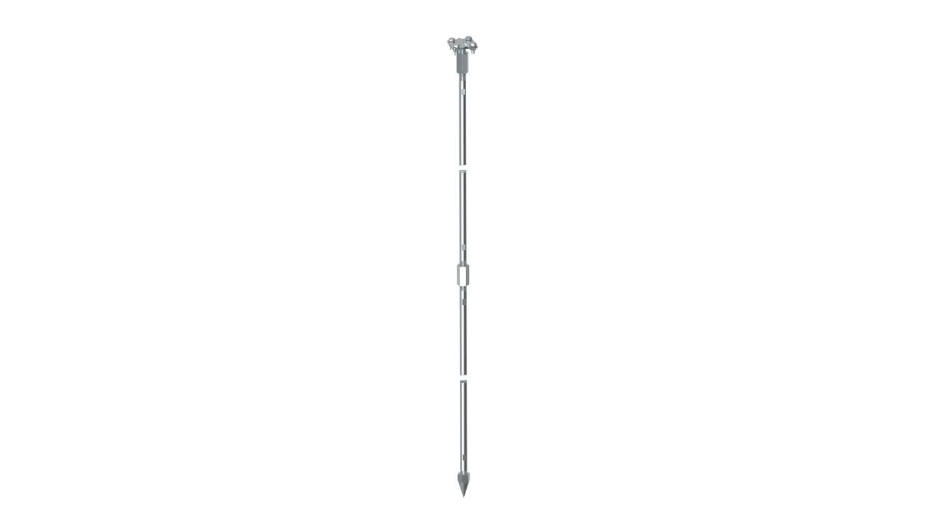 Uziom pionowy kompletny ocynkowany 3m (3x1,0m) 4xM8/16 41.1 OC /94103001/