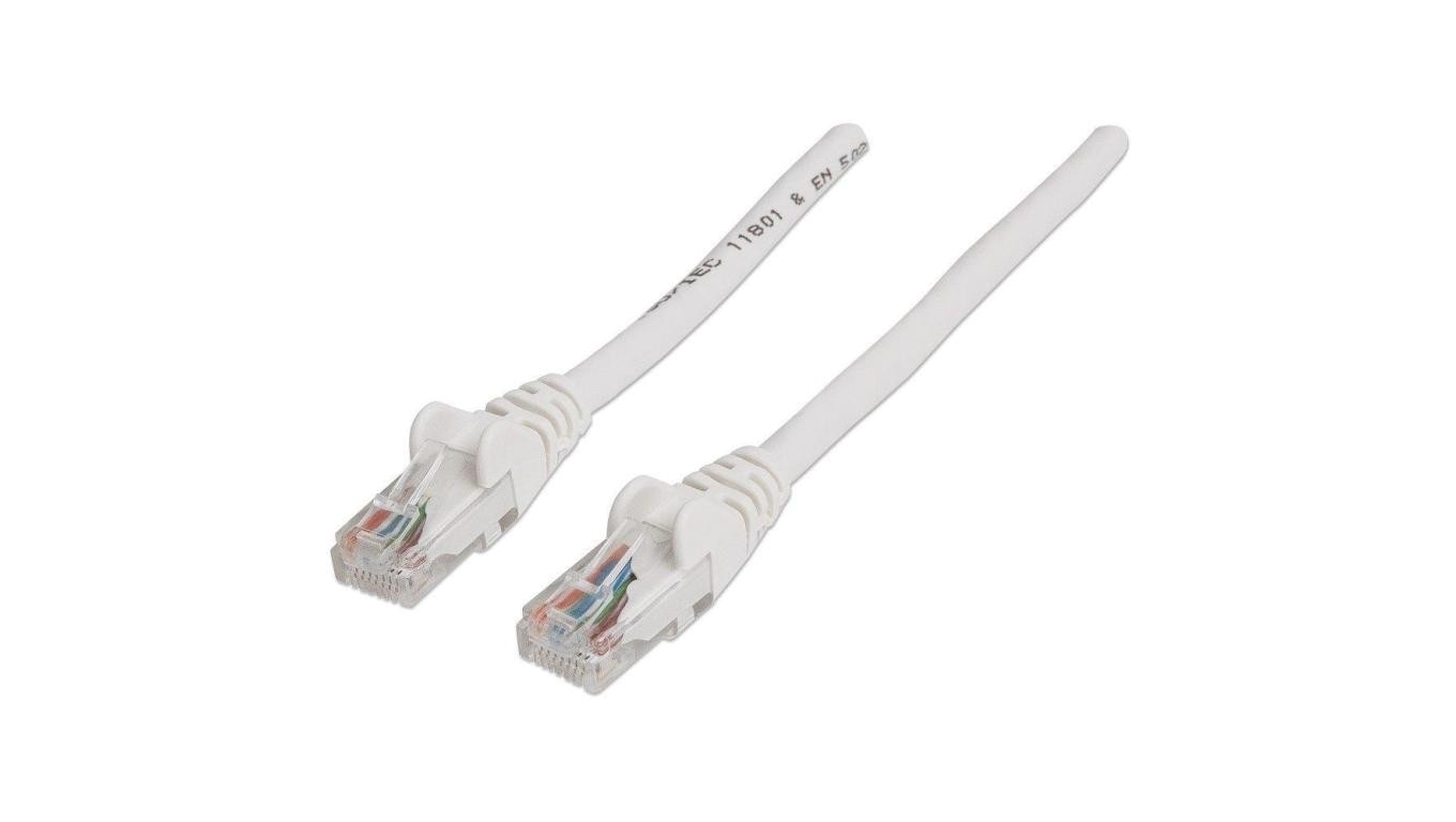 Patch Cord Cat6 UTP 2,0M Biały 100 Miedź ICOC U6-6U-020-WH