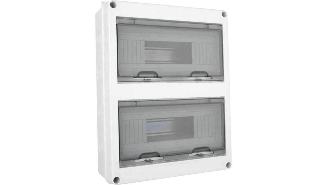 Rozdzielnica natynkowa hermetyczna 2x12 modułowa 1000V DC z listwą N+PE IP65 APV