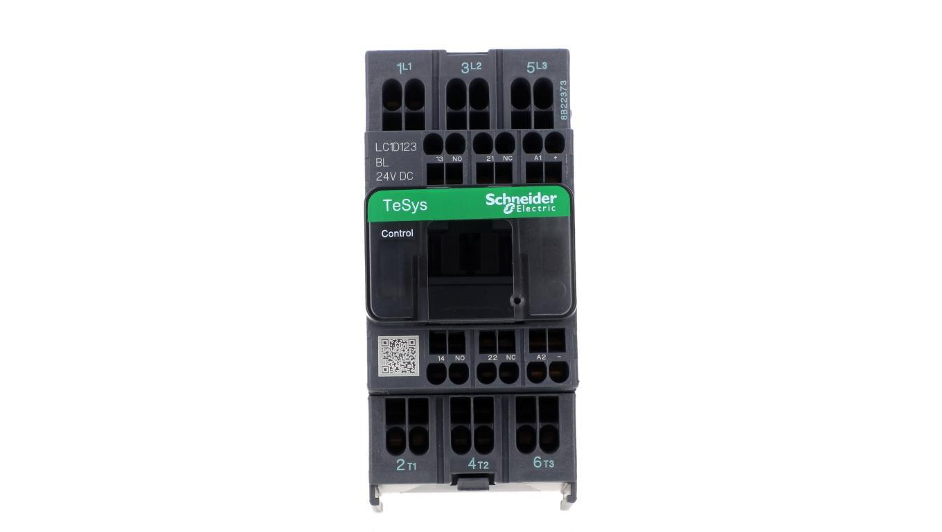 TeSys Deca Stycznik mocy 12A AC-3 1R + 1Z 24V DC LC1D123BL