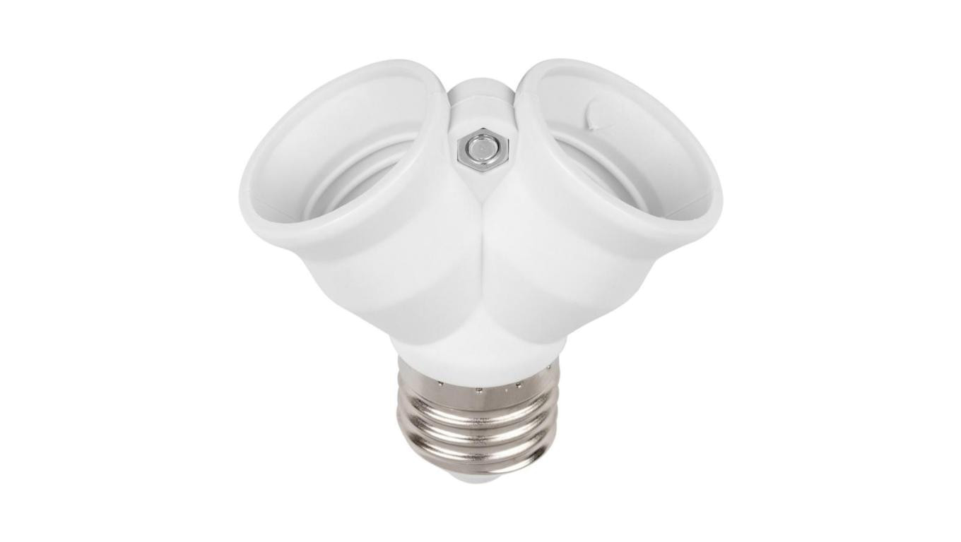 LED line Przejściówka żarówki E27-2xE27