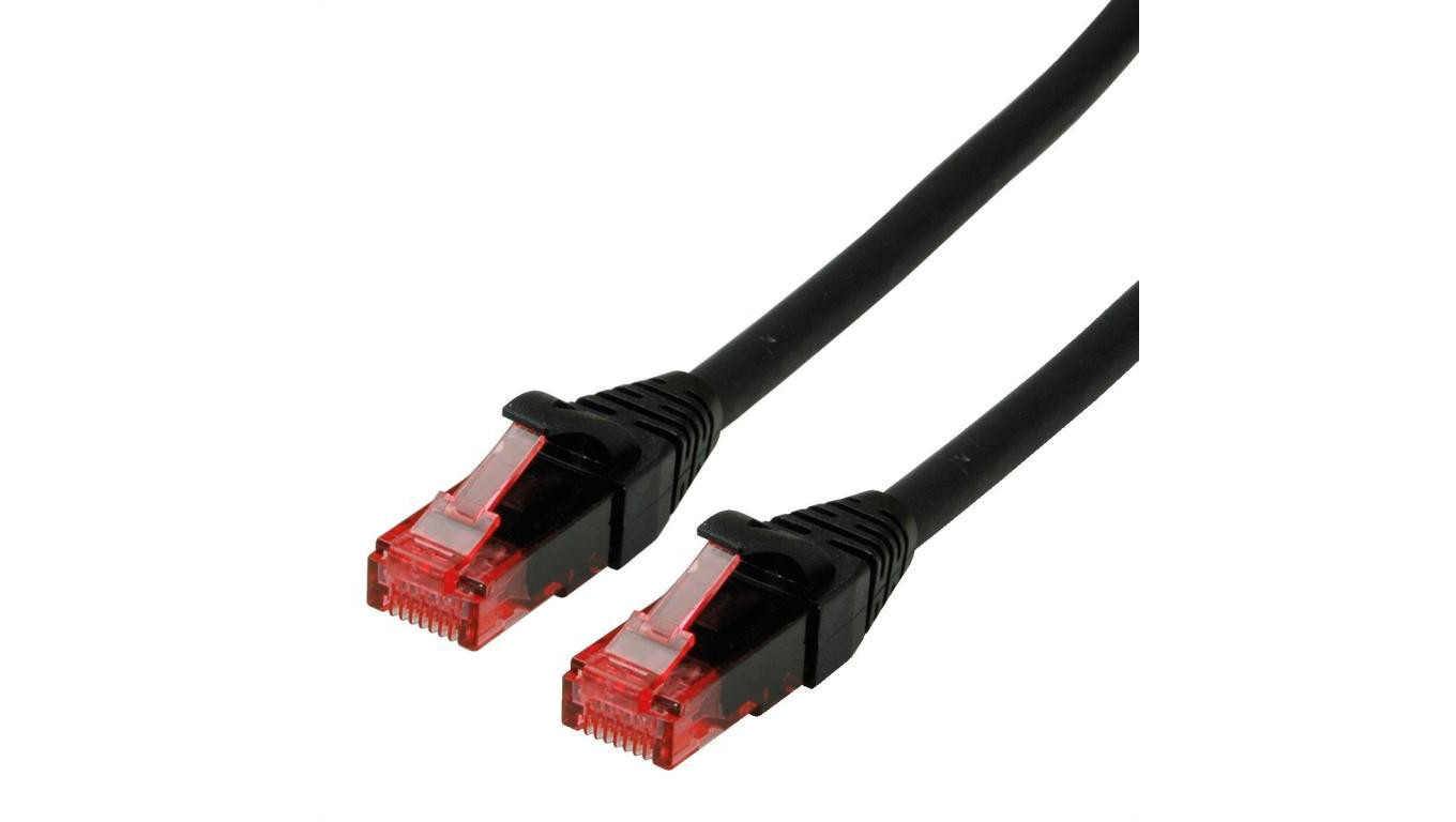 ROLINE Kabel krosowy Cat.6 UTP, Component Level, LSOH, czarny, 3 m