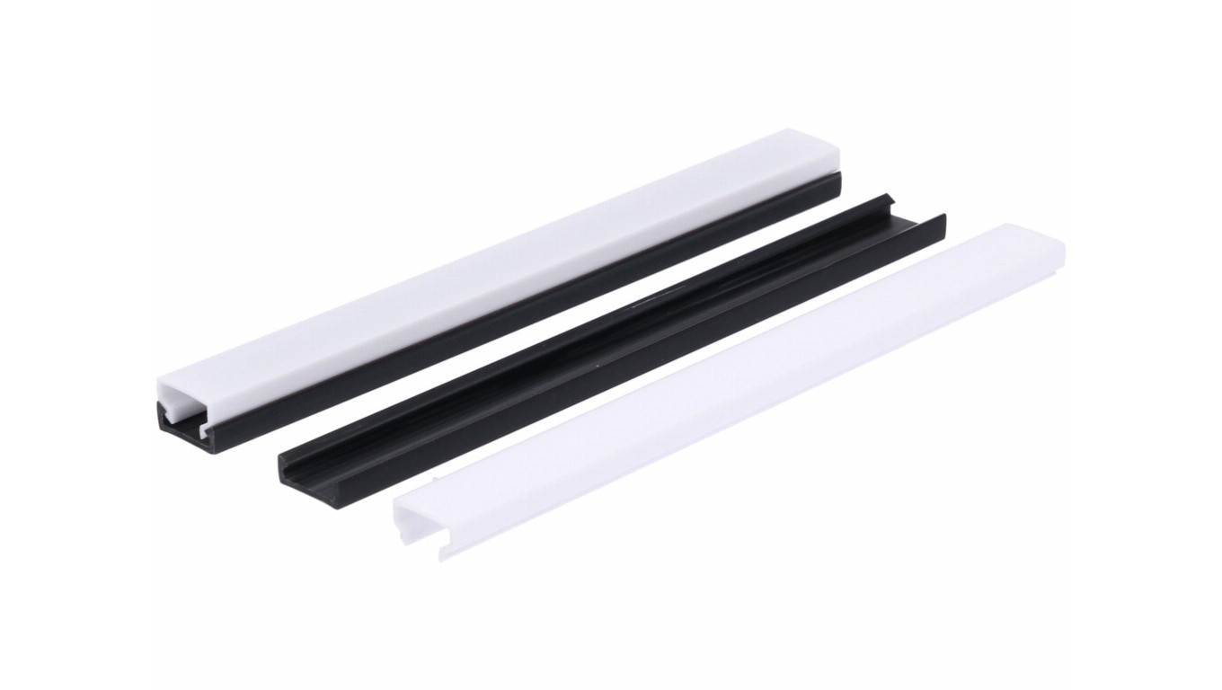 Profil led PCV Line Slim Extra 16x12 2m czarny ML