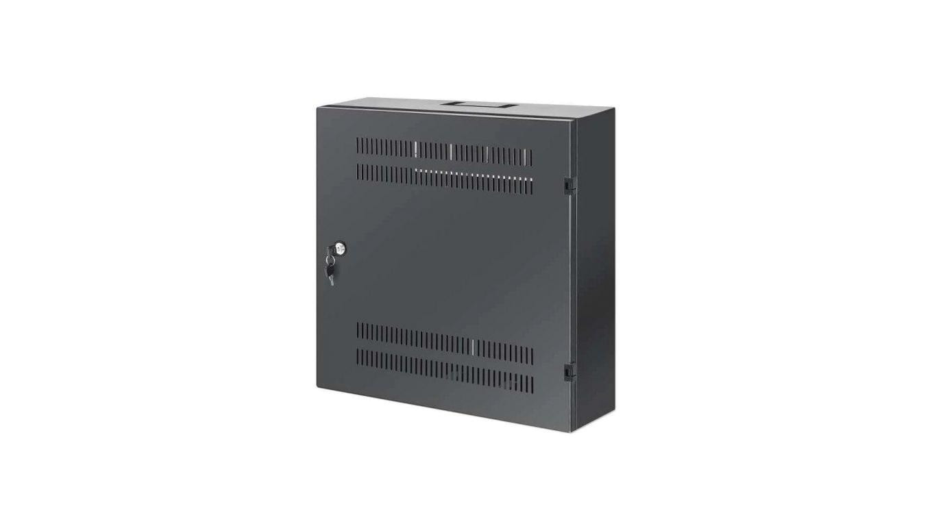 Niskoprofilowa szafa wisząca 4U + 2U Rack 19, czarna