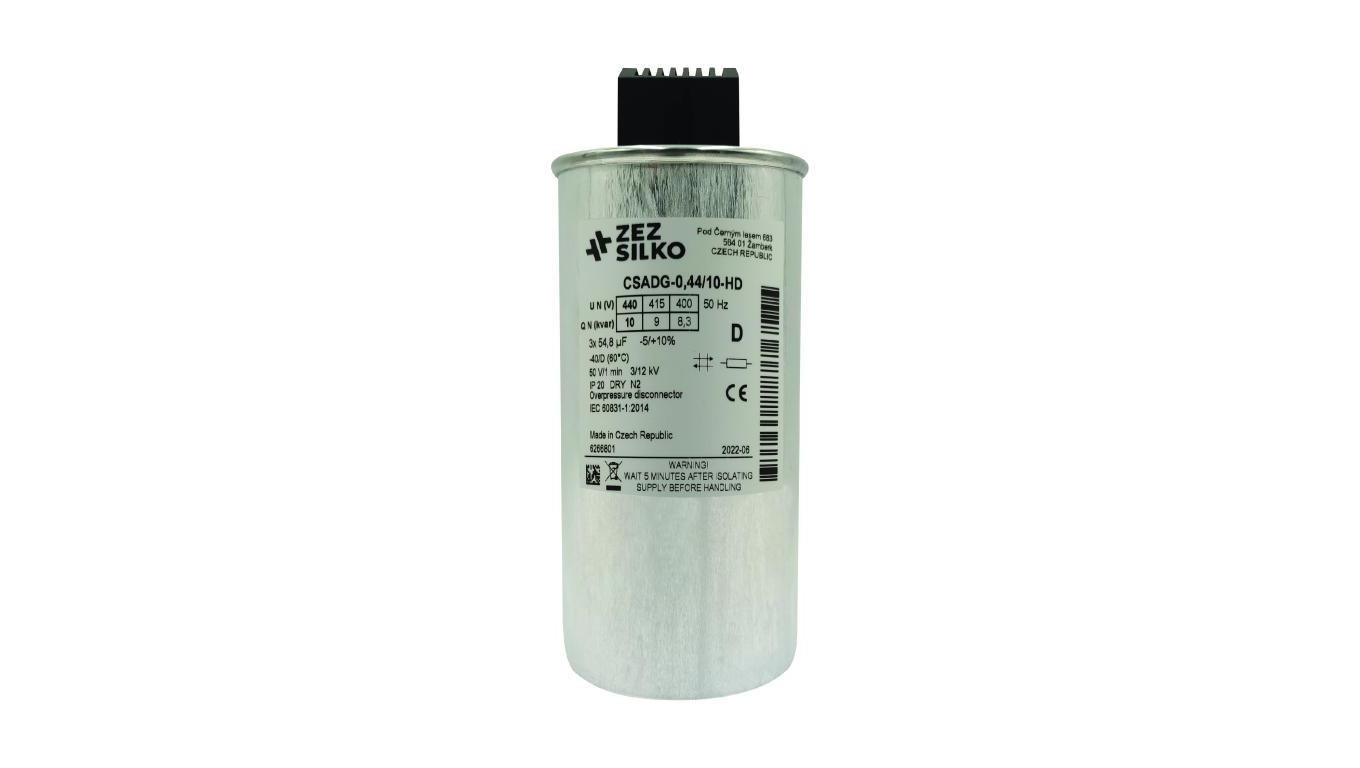 Kondensator 10kvar 440V Cn=3x54.8µF In=3x13,1A