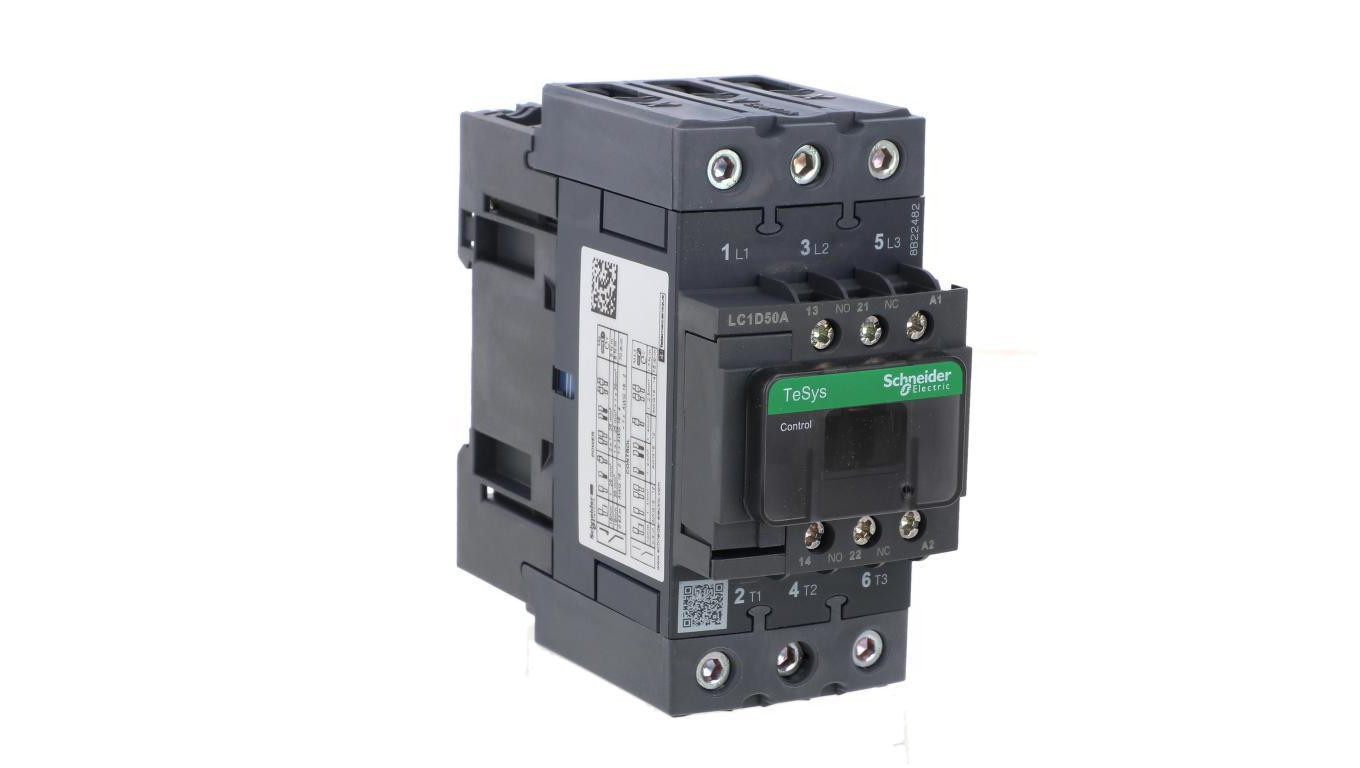TeSys Deca Stycznik mocy 50A 3P 24V AC 1Z 1R (EVK) LC1D50AB7