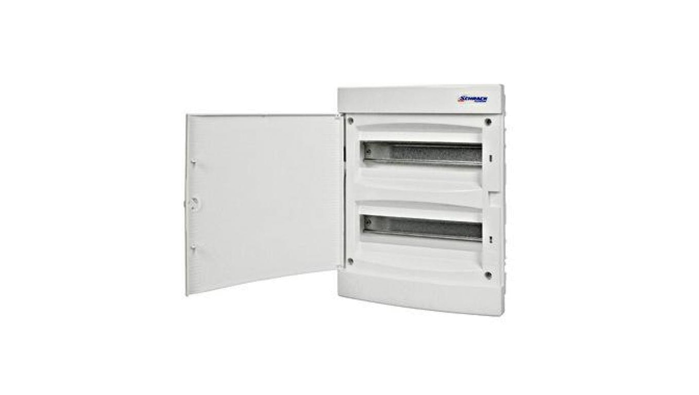 Obudowa podtynkowa z tworzywa 2x12 IP40 drzwi białe N+PE