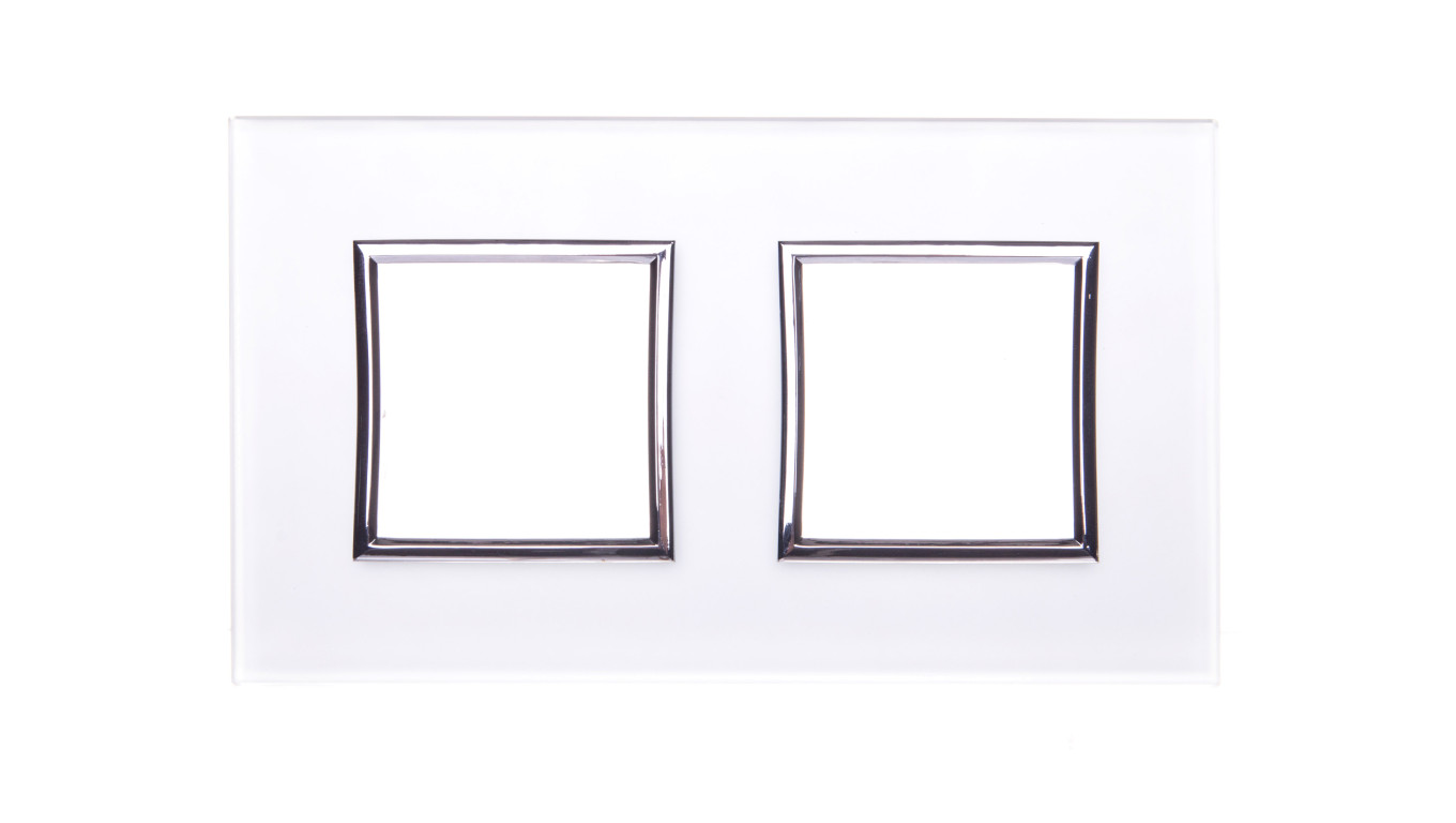 DANTE Ramka podwójna szkło PERL GLASS 4504182