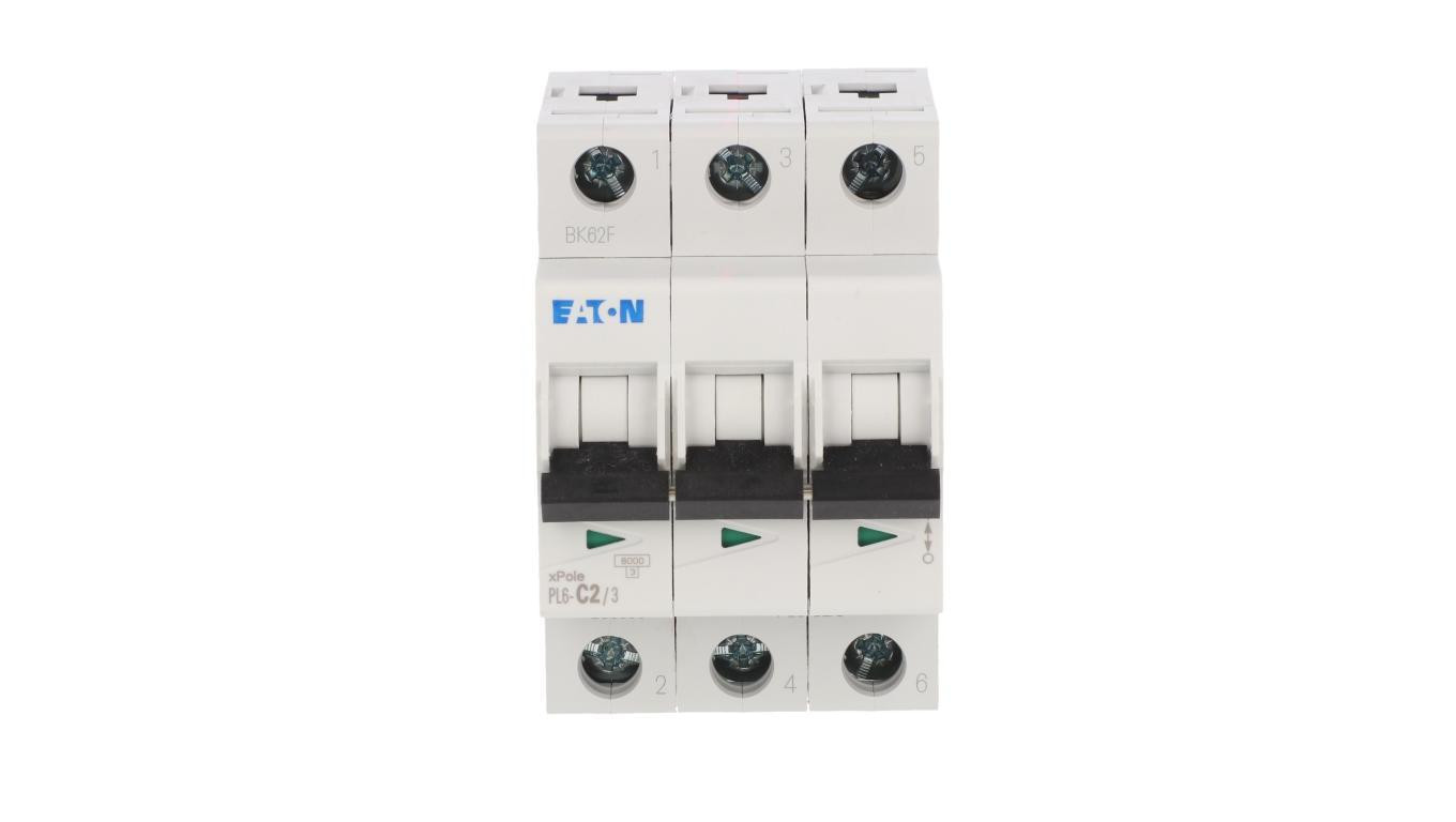 Wyłącznik nadprądowy 3P C 2A 6kA AC PL6-C2/3 286596