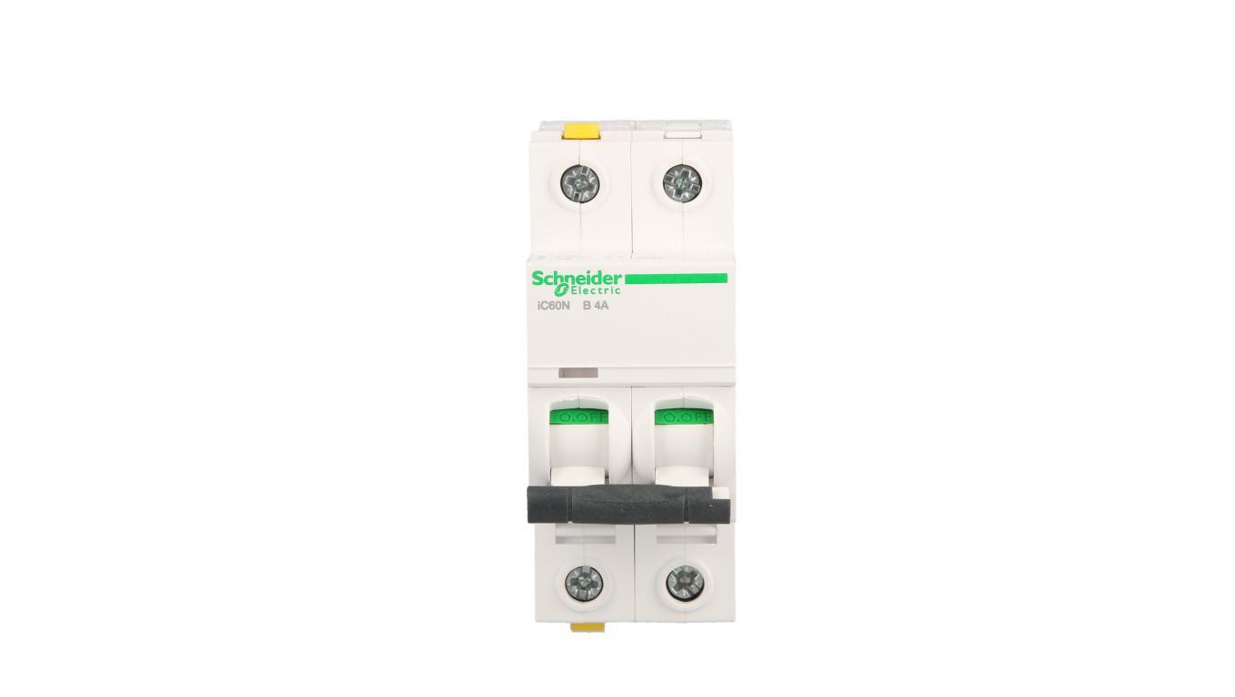 Wyłącznik nadprądowy 2P B 4A 6kA AC iC60N-B4-2 A9F03204